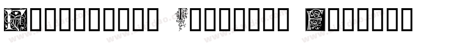 Ornamental Initials G字体转换